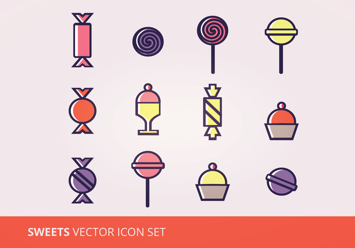 yummy sweets pink peppermint candy outline orange object lollipop icons icon set ice cream food cupcake colorful collection candy icon set candy candies 