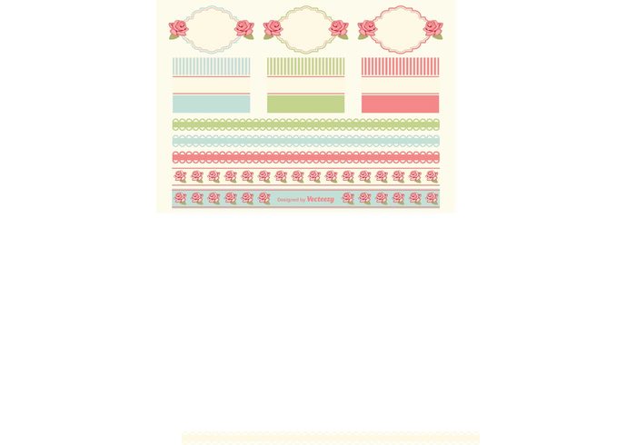 vintage vector tag spring shabby chic style shabby chic elements shabby chic shabby set scrapbooking scrapbook scrap roses romantic retro pretty pink nad pretty pink lace girl flower floral Design Elements design decoration cute card making card borders blossom background 