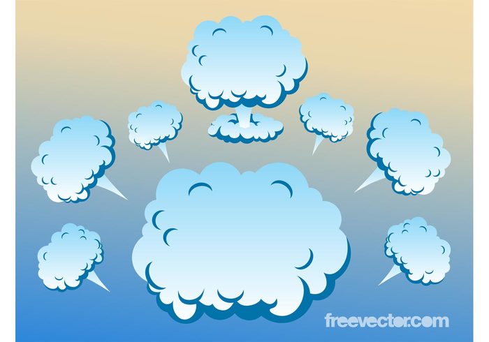 weather war storm sky shapes nature Mushroom cloud lines comic clouds Cloud vectors climate cartoon attack atomic bomb arrows 