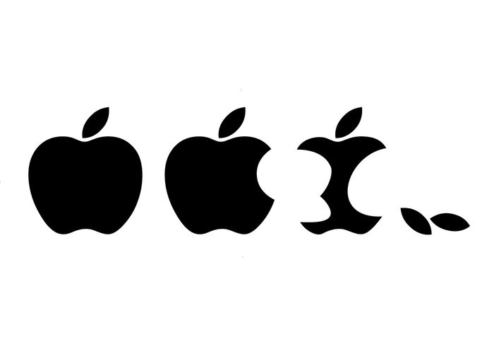 logo fruit free logo eat Bite apple 