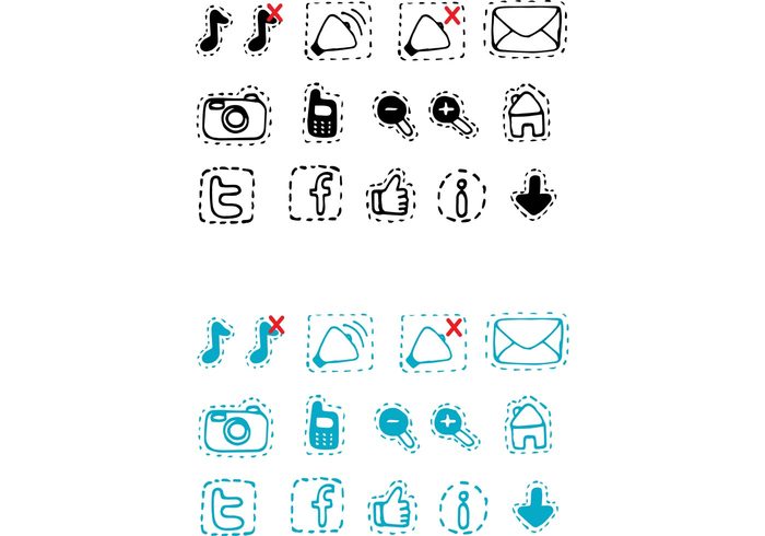 web vector icons technology tech icon tech symbol social media internet icons icon set icon pack icon doodle cute computer 