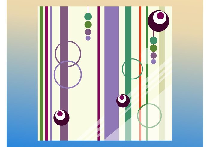 wallpaper vintage stripes poster lines Geometry geometric shapes circles card background Backdrop image 