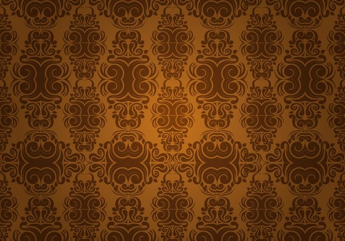 wallpaper stylish repeat pattern ornament high detail elegant design creative brown 