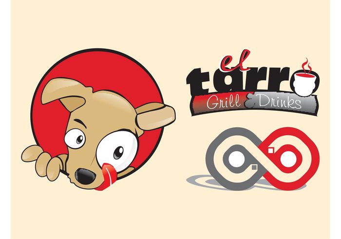 templates restaurant pet logos logo grill drinks dog corporate coffee branding Brand identity animal abstract 