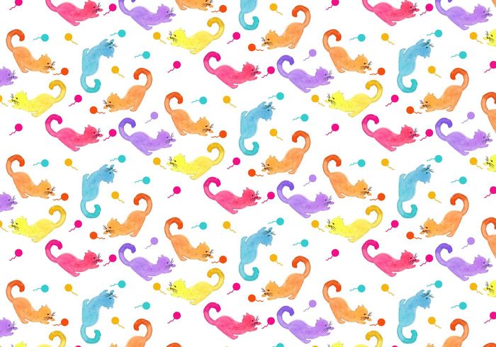 young whim watercolor wallpaper tiny sport sketch seamless repeatedly relax pure pretty play picture pet pattern Partner Move material lovely little kitten pattern kitten happy handmade fun frolic friend Entertaining drew drawing design Dear cute creature child cheerful Charming cat cat pattern cat ball of yarn background art animal active 