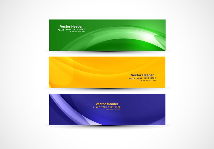 yellow wave technology set header green frame flag design curve business Brazil blue banner background 