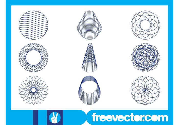 wireframes wireframe round lines linear line Geometry geometric shapes geometric cone circles circle abstract 3d 