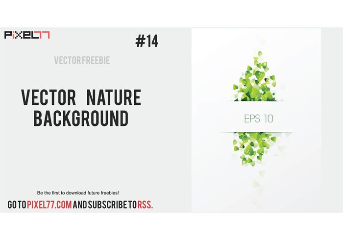 vector nature leaf freebie free foliage background 