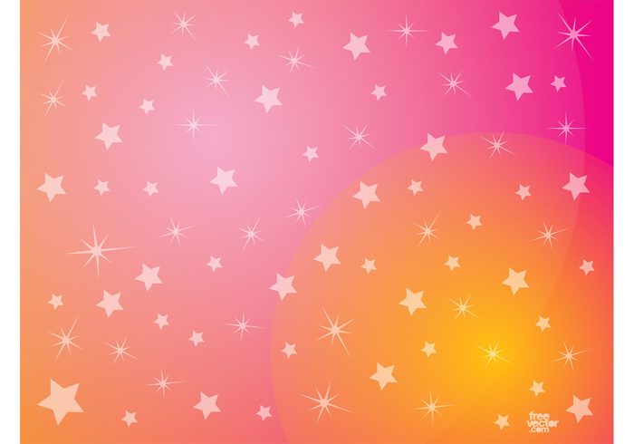 yellow www web wallpaper Vector backdrop stars starry shiny radiant pink invitation card background vector 