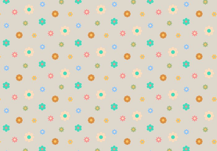 wallpaper vector trendy seamless random pattern pastel ornamental flower floral decorative decoration deco background abstract 