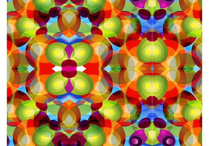 wallpaper sixties shapes seventies seamless psychedelic Lsd geometric Ellipses colors colorful 70's 60's 
