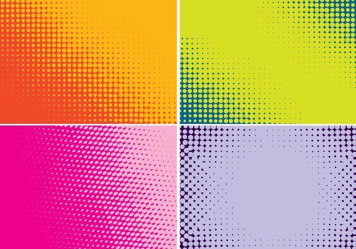 wallpaper objects misc halftone dotted dots colors colorful background 
