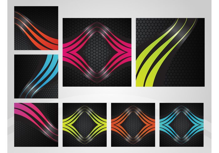 shiny shines shapes Patterns lines honeycomb decorative decorations colors colorful Backgrounds 
