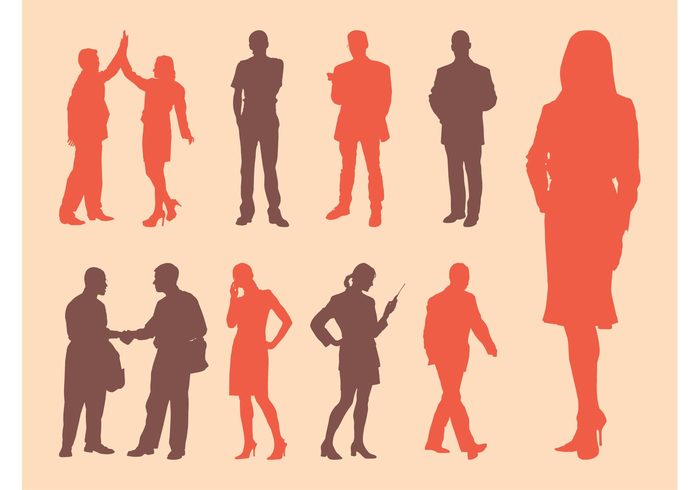 work women woman talk silhouettes meetings corporate businesspeople businessmen businessman business 