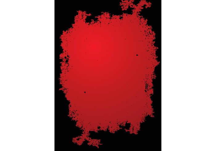 web splatter splash red ink grunge frame effects destroy cool border black background 