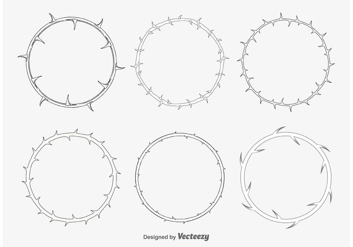 vector thorns thorn frames thorn symbol stencil sketch silhouette round frames ring religion king jesus isolated illustration icon frames frame faith drawing Design Elements design decorative frames decorative decoration Crown of Thorns crown cross circular frames circle Christianity christian Christ celtic border black a crown of thorns 