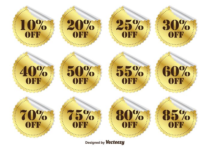 web vector tag symbol store sticky sticker sign shop selling sale round retail promotional promotion product note modern message market labels label isolated illustration icon gold stickers gold label gold element discount labels discount design collection business badge advertising advertisement 50% off 