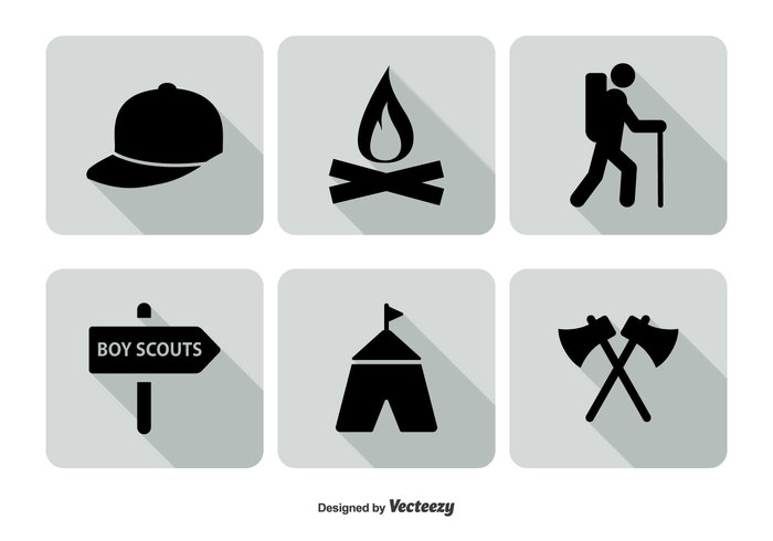 vitality video trendy tied tent teamwork symbol summer sign set Scouts scout school rope person long shadow label kit kid isolated icons icon set icon hunting Human hiking hand flag fire education compass children canvas camping camp boy scouts boy camp boy body black badge backpacker aid Adventure  