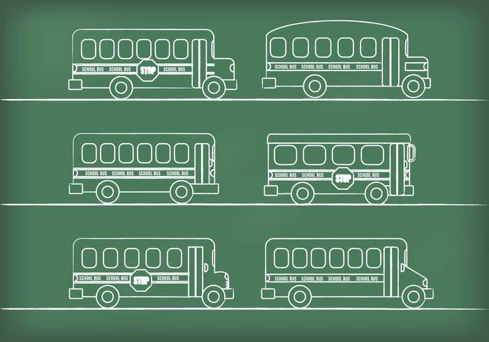 yellow vehicle vector truck travel transportation transport tranport traffic symbol simple set school bus school ride Public transport public outline line illustration icons icon Hand drawing fun excursion education drive collection chalk brush chalk board car bus board automobile auto 
