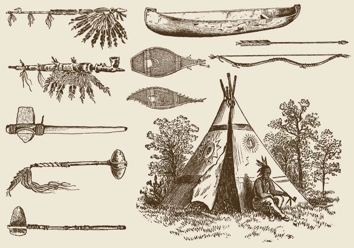 wigwam white vintage vector Totem Tomahawk tipi tee pee stylish style sign shield sheath set romance retro quiver pipe pattern ornament native male knife indian illustration hunting holiday headdress game feathers fang ethnic elements drawing design dagger colorful color children brown bow beige background Ax art arrow american america Adventure  