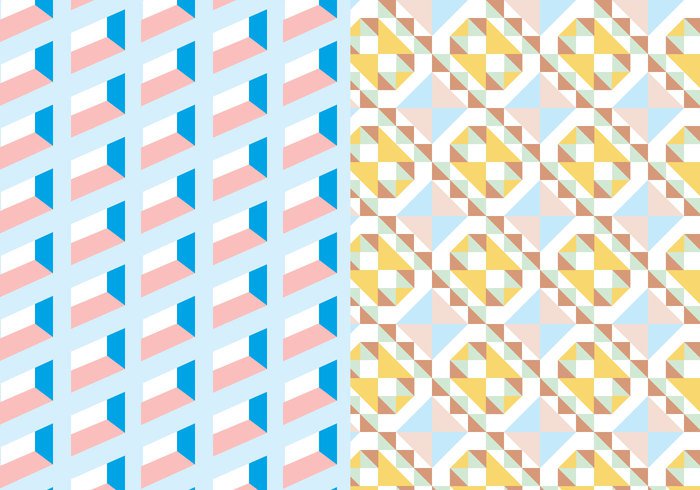 wallpaper vector trendy shapes seamless random pattern pastel ornamental Geometry geometric decorative decoration deco background abstract 