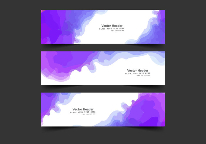 watercolor variation technology Stain set paint header frame design Compositions business black background backdrop abstract 
