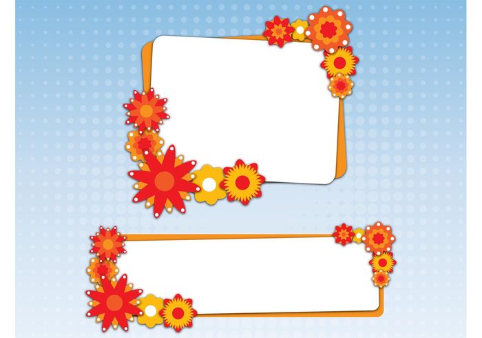 web vector template seasons nature layout graphics flowers floral Fall design clip art banner autumn 