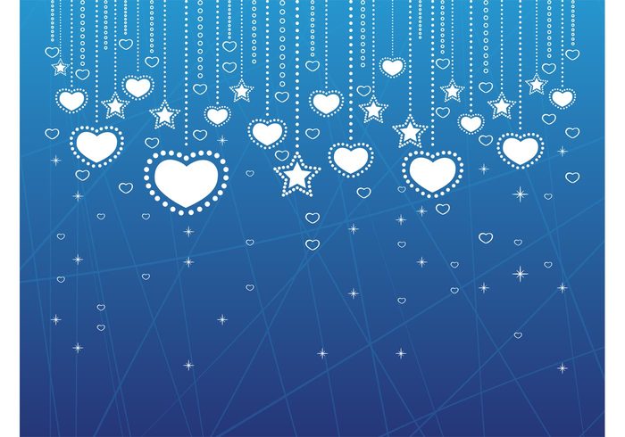 wallpaper valentines day stars sparkles shiny round romantic romance love hearts greeting card dots decorative circles background 