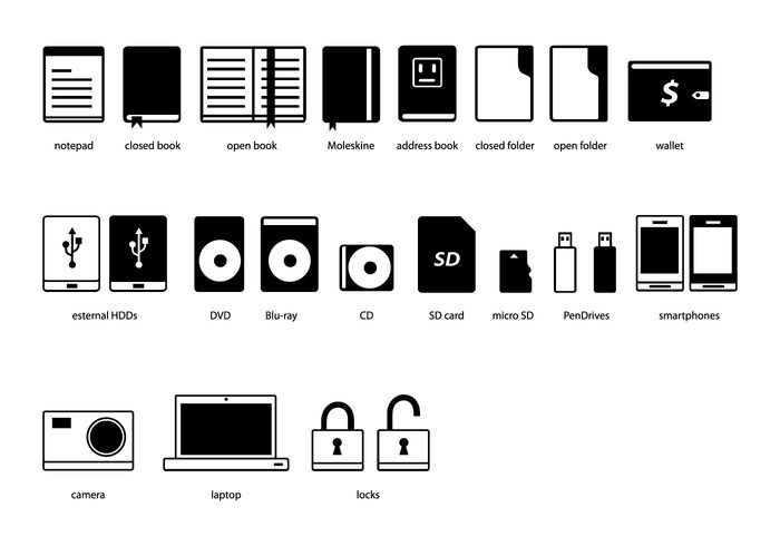 ui tech storage stocking media interface icons icon gui book 