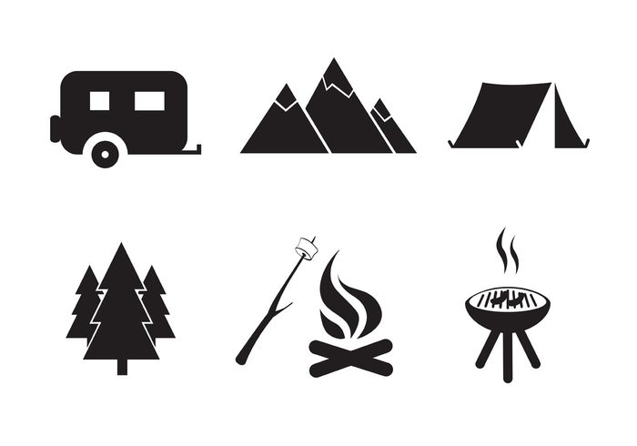tree travel trailer tent summer rv recreational recreation icon Recreation picnic outdoor icon Outdoor mountains mountain leisure fire compass camping tent camping icon camp icon backpack activity 