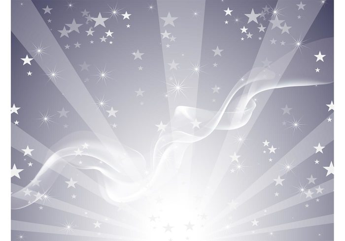 swirls stream stars Silvery shiny rays radiant metallic light gray glowing Free Background bright background image 