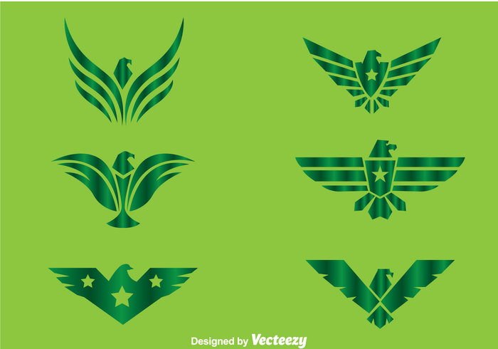 wing symmetric shape patriotic logo line head hawk logos hawk logo hawk green fly emblem eagle bird logo bird 