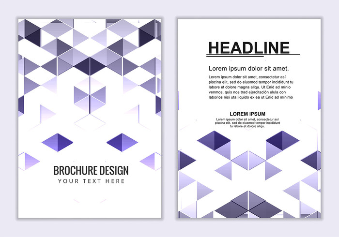 template stationery purple abstract polygon letter head design letter Leaflet flyer cover company card business brochure booklet background abstract 