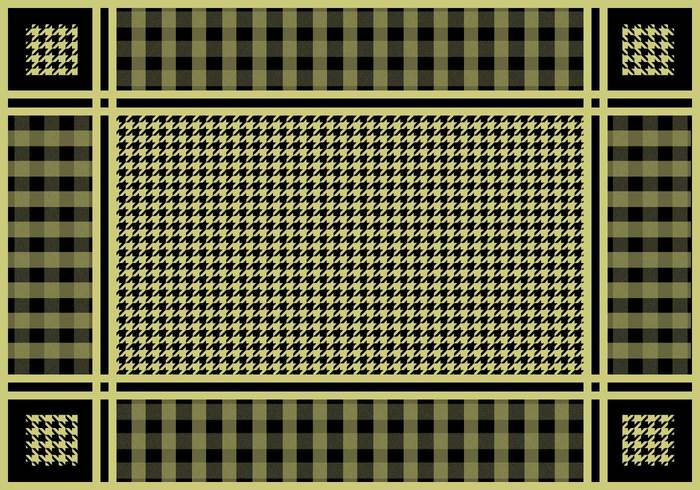 vector traditional texture style stripe repeat print plaid military Middle Khaki Keffiyeh Checkered keffiyeh keffiya Houndstooth headdress green geometric fabric east design clothing Chequered black background 