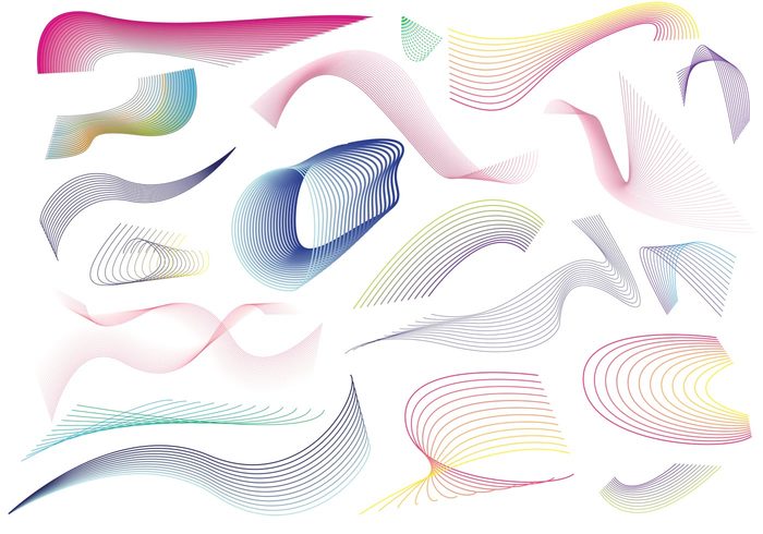 swirls swirl lines line art line geometric colorful abstract 