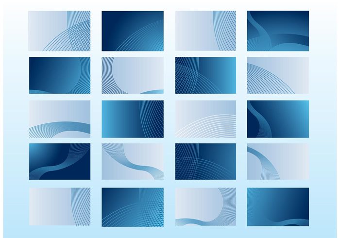 wave text template paper name card modern layout clip art card business cards business blue blank abstract 