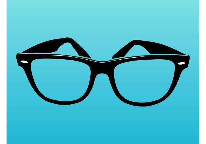 spectacles Simple design shape Prescription glasses pair iconic hipster frames fashion Eyesight correction classic 