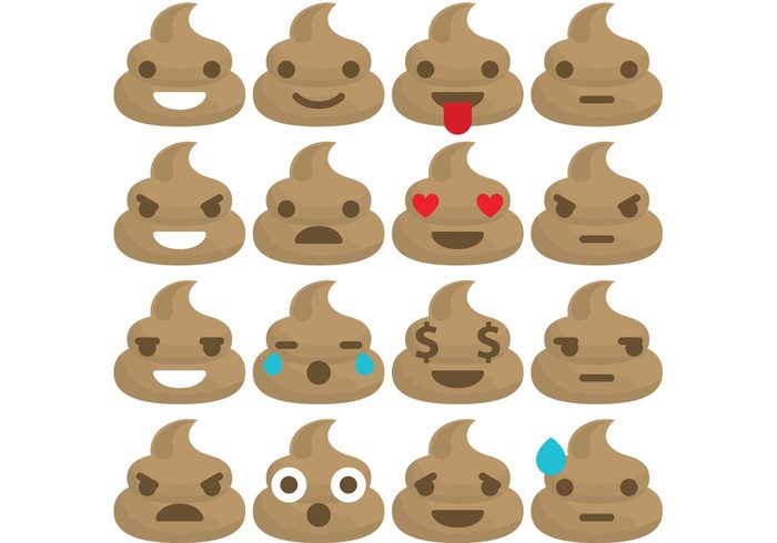 Tongue smiley face smile face Smile sad positive Poop negative money love icon happy funny face eyes expression emotion emoticon emoji cute Cry crazy comic child character cartoon brown animation angry 