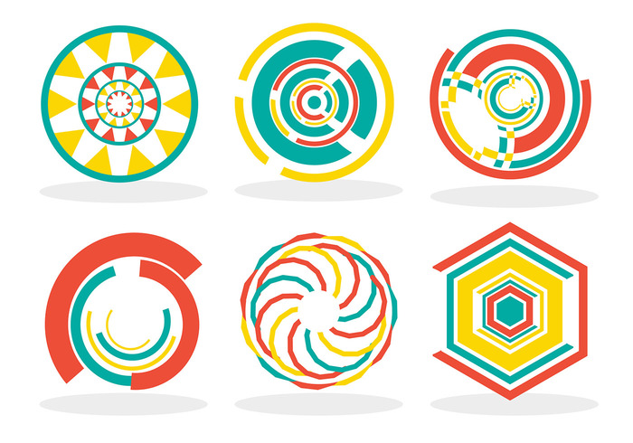 vector technology shapes set geometric crop circles icon crop circles crop circle collection circles circle shapes circle crop abstract circles abstract 