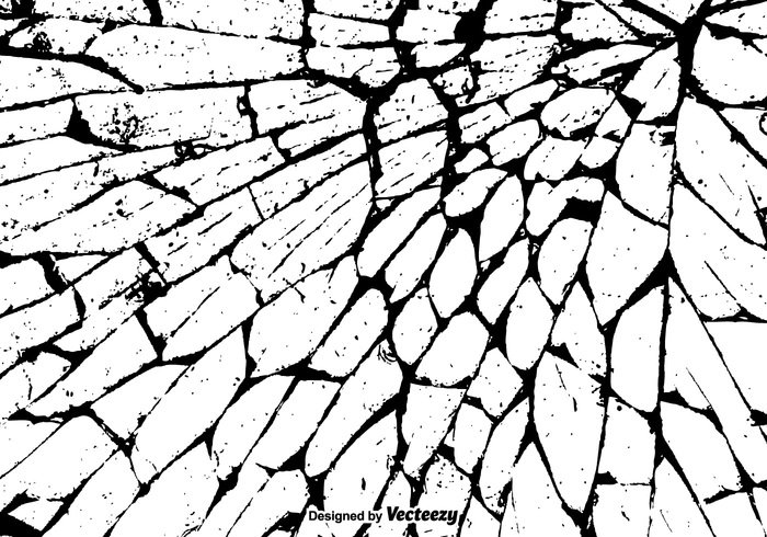 worn wall texture Surface stone Split shatter rock pattern monochrome mess ink illustration grunge graphic glass dirty damage crack chaos black background backdrop abstract 