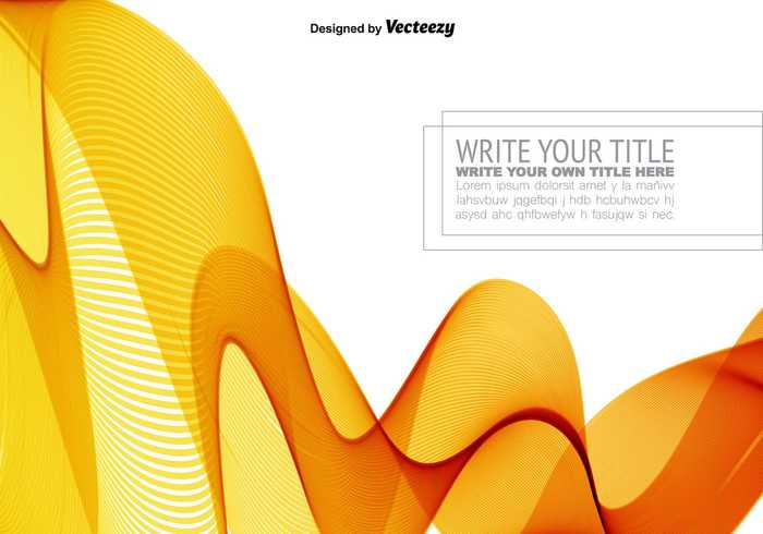 yellow wave warm wallpaper vector technology shape orange motion line golden gold flow dynamic digital creative color bright banner background abstract 