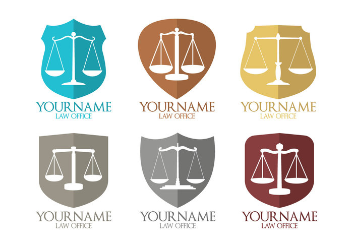 symbol Simplicity simple shield shape scale protection office logo legal lawyer law offices law office logo law office Law Justice flat design corporate company colorful business Balance attorney 