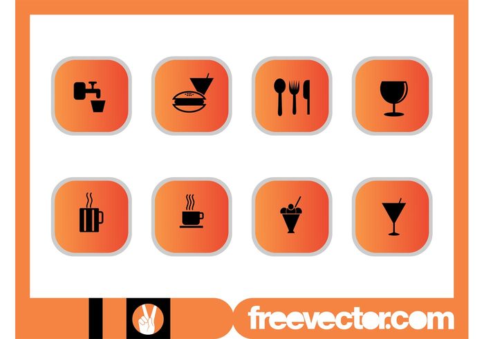 wine glass Tap water symbols square spoon restaurant mugs martini knife icons icon ice cream hamburger fork food faucet fast food eat drinks drink cutlery cups coffee cocktail 