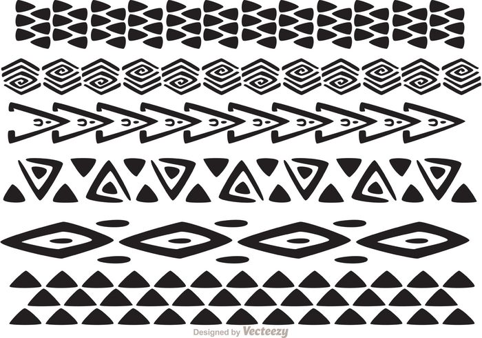 wave tribe tribal pattern tribal border tribal tattoo native Islander island border island hawaiian pattern hawaiian border Hawaiian hawaii border hawaii Geometrical ethnic culture 