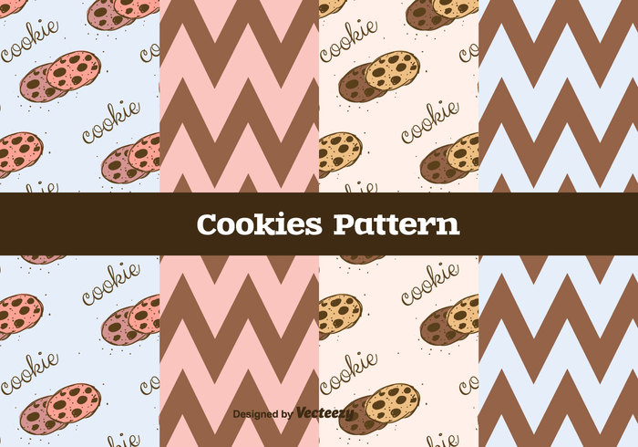 vector texture sweet pattern pastry menu cookie illustration food dessert delicious crunchy cookies chocolate chevron pattern vector cake Biscuit bakery background 