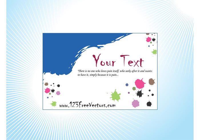 vector design vector art red purple greeting card green decoration company colorful business cards blue background artistic 
