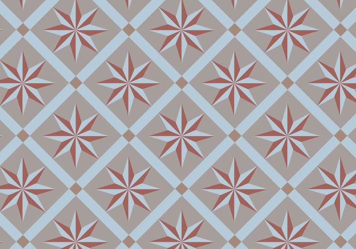 wallpaper vector trendy tile star square shapes seamless random pattern ornamental Geometry geometric decorative decoration deco background abstract 