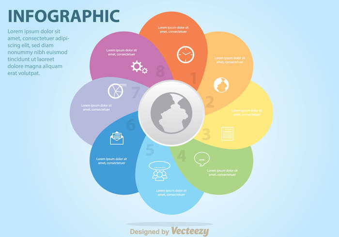 venn diagrams venn diagram venn text template shape presentation information infography info diagram curve colorful circle business 