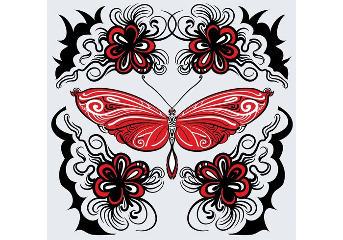 wings whimsical butterfly whimsical swirl line hand drawn butterfly hand drawn animal doodle butterfly wing butterfly pattern butterfly animal 
