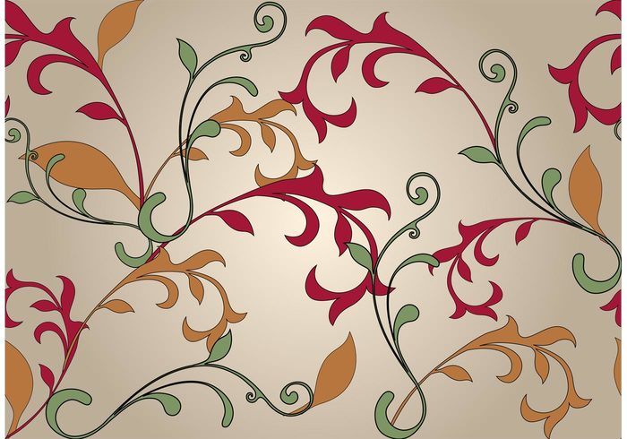 wallpaper swirly swirl wallpaper swirl background swirl seamless red green garden floral fall swirl 